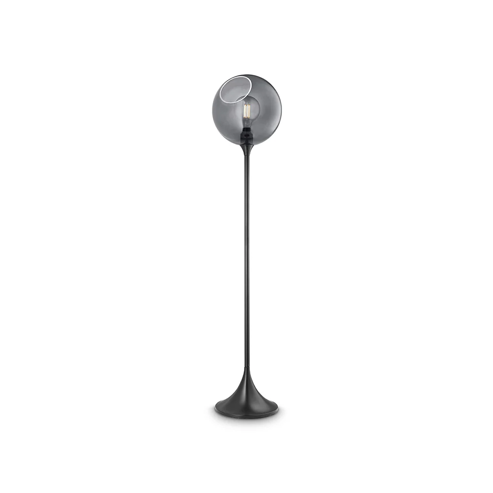 Ballroom smoke/sort gulvlampe