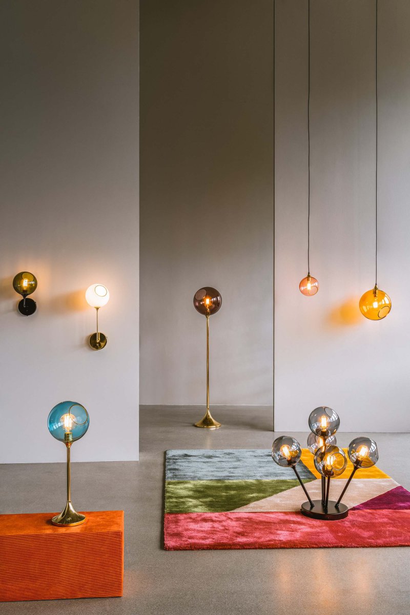 Ballroom smoke/sort gulvlampe - Billede 3