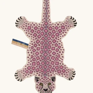 Lilly leopard tæppe i uld – Doing Goods